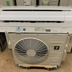 K05372　中古エアコン シャープ 2022年製 主に6畳用 冷房能力 2.2KW / 暖房能力 2.5KW