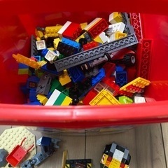 LEGOレゴ基本セット　赤いバケツ　の画像