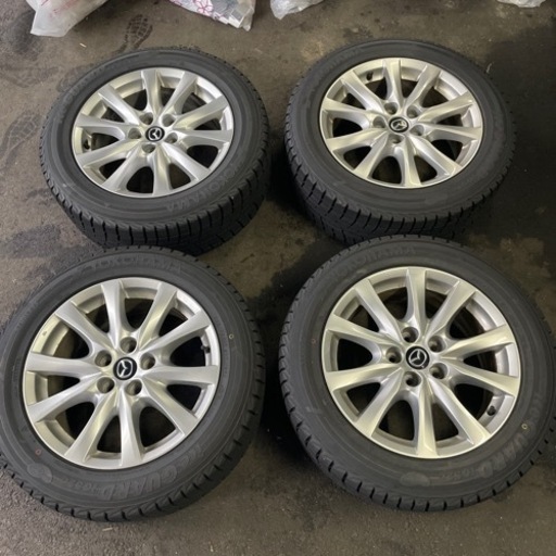 アテンザワゴン　純正アルミホイール付きスタッドレスタイヤ　2022年製バリ山！