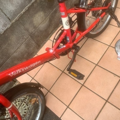 Volkswagen20型折りたたみ自転車フォルクスワーゲン赤