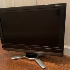 【無料】SHARP 2009年製　液晶テレビ　20インチ
