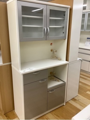 食器棚 2枚扉【トレファク岸和田店】