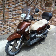 ☆　アプリリア　スカラベオ２５０ie　低走行　自賠付き  フロントタイヤ新品　☆の画像