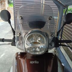 ☆　アプリリア　スカラベオ２５０ie　低走行　自賠付き  フロントタイヤ新品　☆の画像