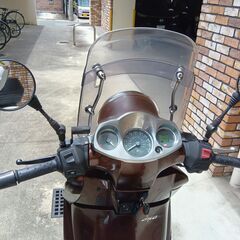 ☆　アプリリア　スカラベオ２５０ie　低走行　自賠付き  フロントタイヤ新品　☆の画像