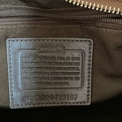 coach 中古 バッグの画像