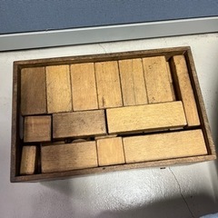 懐かしいレトロな木の積み木　値下げしましたの画像