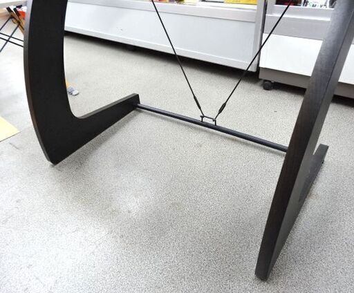ニトリ ガラスPCデスク マーチン80 幅80×奥行50×高さ75cm ガラス