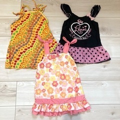 女の子120.130 水着タオルバッグまとめ売りの画像