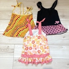 女の子120.130 水着タオルバッグまとめ売りの画像