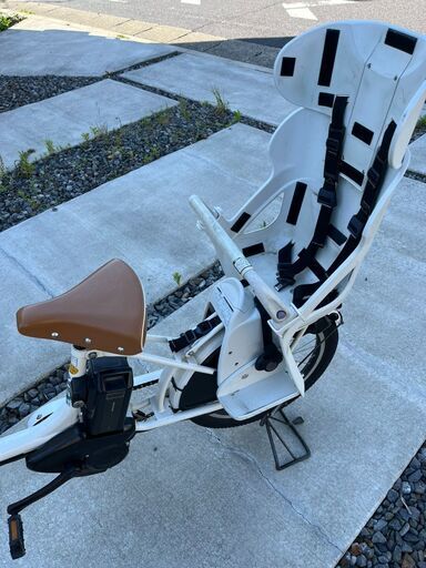 ブリヂストン ビッケ２ 白 後ろチャイルドシート 　 電動アシスト自転車