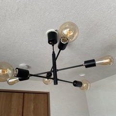 ペンダントライト　電球６個付き　ニトリの画像