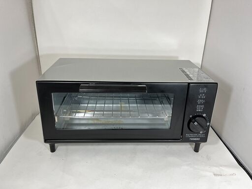 オーブントースター ツインバード TS-4034 2021年製 中古動作品 クリーニング済み