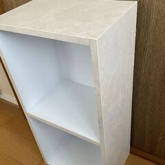 ミニ収納ボックス③大理石風ホワイトの画像