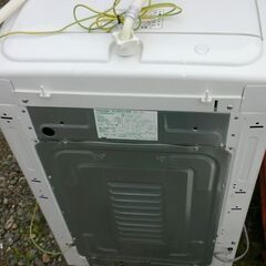 商談中、東芝全自動洗濯機の画像