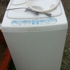 商談中、東芝全自動洗濯機の画像