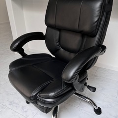 7／21まで‼️(used)リクライニングオフィスチェア　家具 オフィス用家具 いすの画像