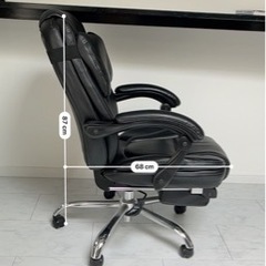 7／21まで‼️(used)リクライニングオフィスチェア　家具 オフィス用家具 いすの画像