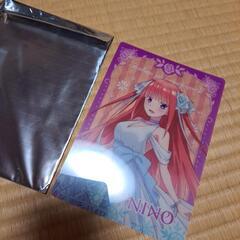 五等分の花嫁くじブラインドコレクションシートの画像
