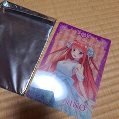 五等分の花嫁くじブラインドコレクションシートの画像