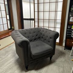 英国風　一人掛けソファ