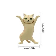 【新品】ダンシング猫 使い方色々5個セット ペン立て アクセサリー フィギュアの画像