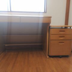 ニトリ　学習机　引き出しの画像