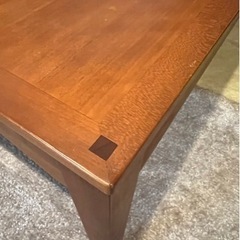 (商談中)ACTUS朝日木工加工チェリー無垢材センターテーブル手渡し出来る方のみの画像