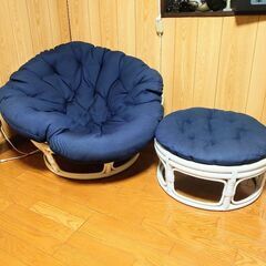 ニトリ パパサンチェア N WW ネイビー