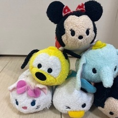 ディズニー　Disney ツムツム　ぬいぐるみ　美品の画像