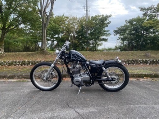 バイク YAMAHA SR400 チョッパーカスタム 2001年式