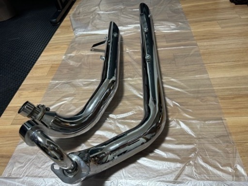 ドラッグスター400  ファットストリングスラッシュマフラー