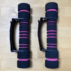 ダンベル PowerZone ソフトグリップ 0.45kg×2個 黒の画像