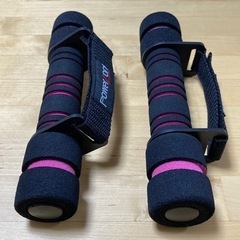 ダンベル PowerZone ソフトグリップ 0.45kg×2個 黒の画像