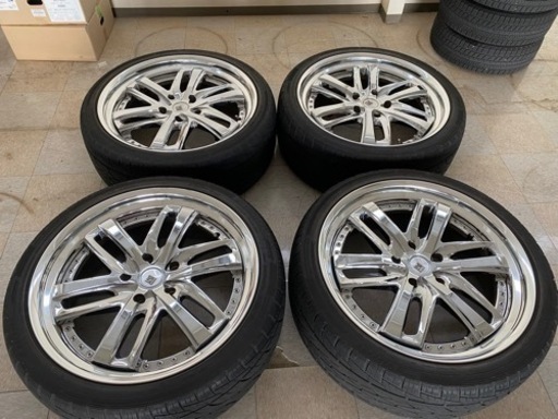 ランクル200 レクサスLX WORK LS 24インチ　タイヤホイールセット