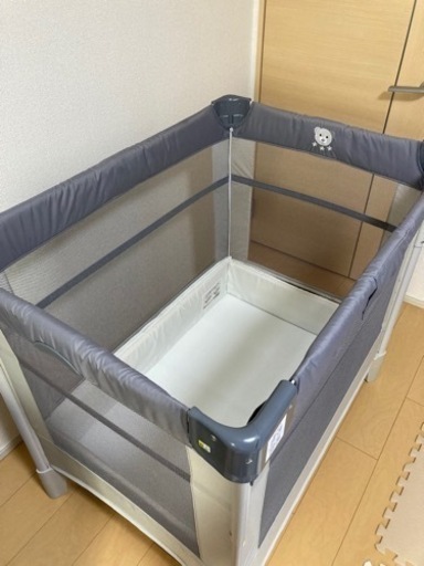 Aprica(アップリカ) ベビーベッド ココネルエアー AB (グレーベアー)