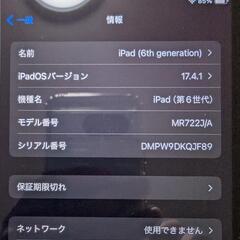 iPad 第6世代 Wi-Fi + Cellularモデルの画像