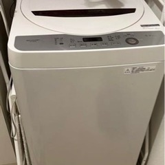 洗濯機SHARP ES-GE5B-T 2018 年製 