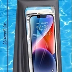 【新品】防水携帯ポーチ　透明の画像
