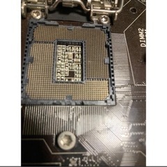 中古マザーボード、CPU(グリス付き)の画像