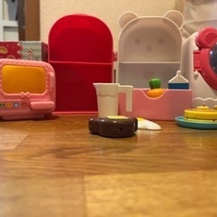決まりました【値下】メルちゃん レンジとれいぞうこセット箱付の画像