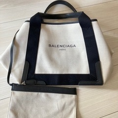 BALENCIAGA バレンシアガ カバスS ブラック ロゴ ポーチ