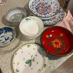 大皿　ナルミ中鉢等９点