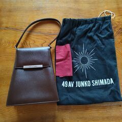 ジュンコシマダ 49 AV 革 ハンドバッグ