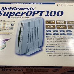 ブロードバンドルーター MICRO RESERCH SuperOPT100（NWGOPT100）の画像