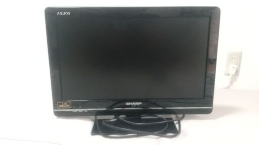 SHARP液晶テレビLC-19K7　リモコン・アンテナケーブル付き