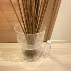 フランフラン大型花瓶付き　IKEA TORKAトルカ　インテリアの画像