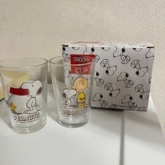 【新品未使用】スヌーピー　ペアグラスの画像
