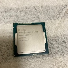 7月28日まで再度 CPU i7-4790 3.6GHZ