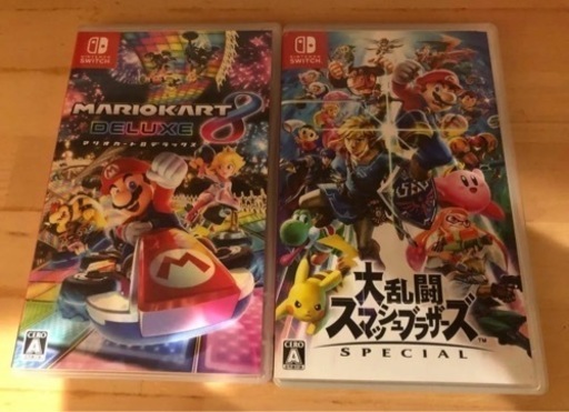 大乱闘スマッシュブラザーズ マリオカートDX8 Nintendo Switch ソフト